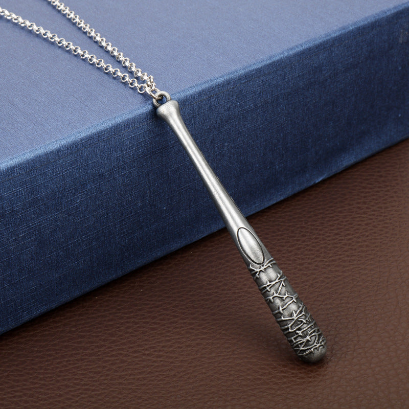 Baseball/Softball Bat Pendant Necklace-Sports-Baseball/Softball Lovers Jewelry