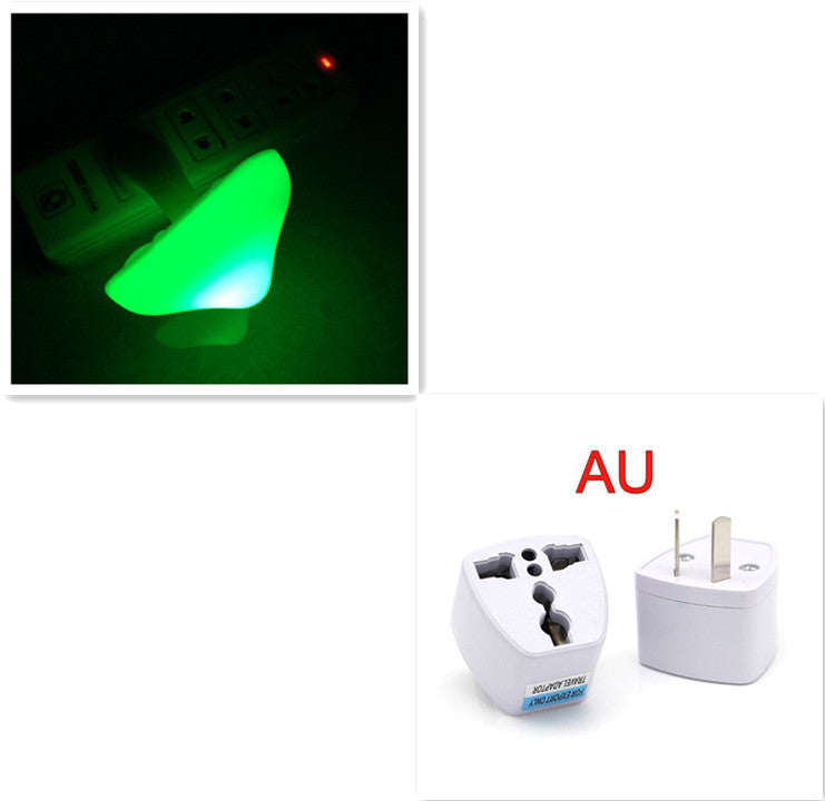 LED Mushroom Night Light-Single Wall Socket Lamp With Sensor