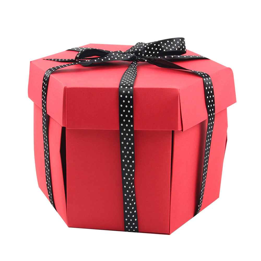 New Hexagon Shaped Surprise Explosion Box-Very Unique Gift Giving Box