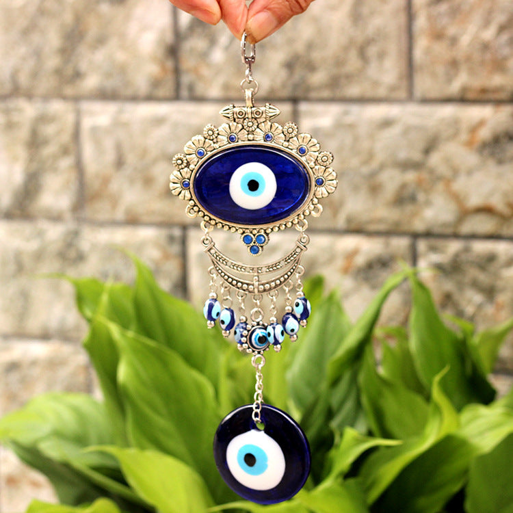 Evil Eye Protection-Hanging Ornament-Blue Evil Eye-Amulet-Talisman