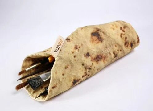 Burrito Style Folding Case-Pencils-Paint Brushes-Art Supplies-Holder