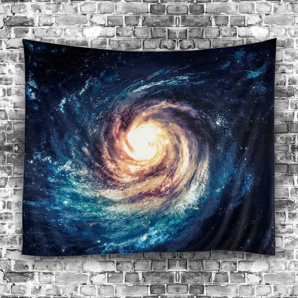 Spiral Galaxy Cosmic Tapestry-Home Decor-Hanging Wall Art