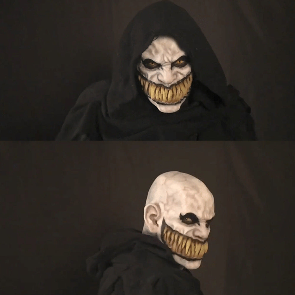 Full Mask-Smiling Fangs Creature-Horror Mask-Halloween Scary/Creepy