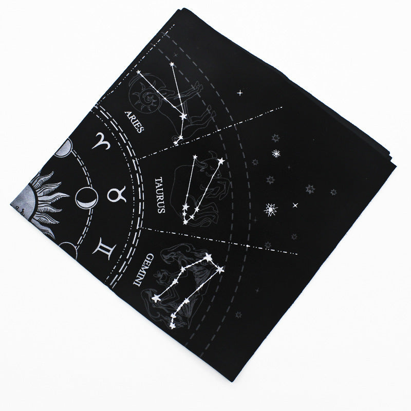 Horoscope Constellations Tablecloth-Card Reading-Astrology Cloth