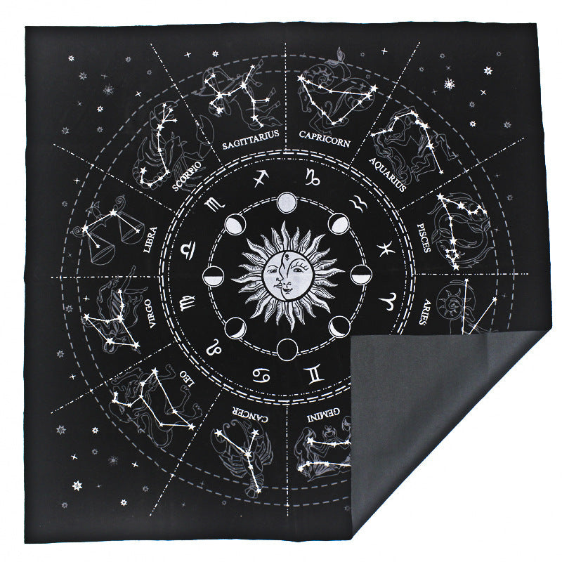 Horoscope Constellations Tablecloth-Card Reading-Astrology Cloth