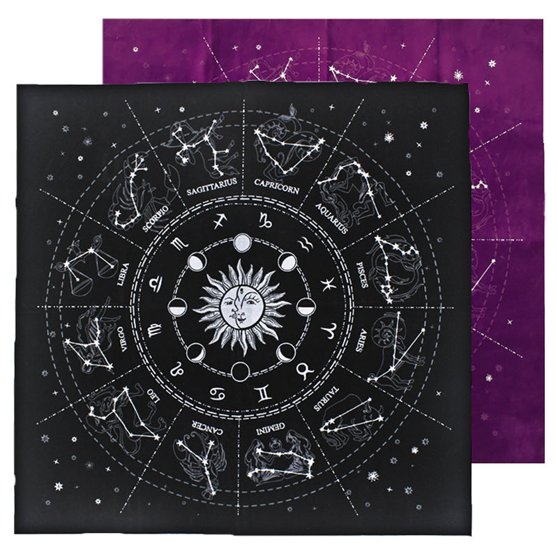 Horoscope Constellations Tablecloth-Card Reading-Astrology Cloth