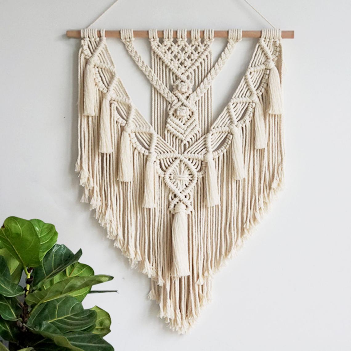 Hand-Woven Pendant Macrame Wall Hanging-Tapestry-Bohemian Room Decoration - Shop Eclectic Ear