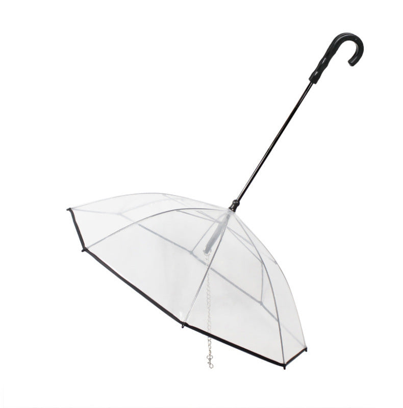 Dog-Cat-Pet Umbrella-Transparent-Water-Resistant-Easy Assembly