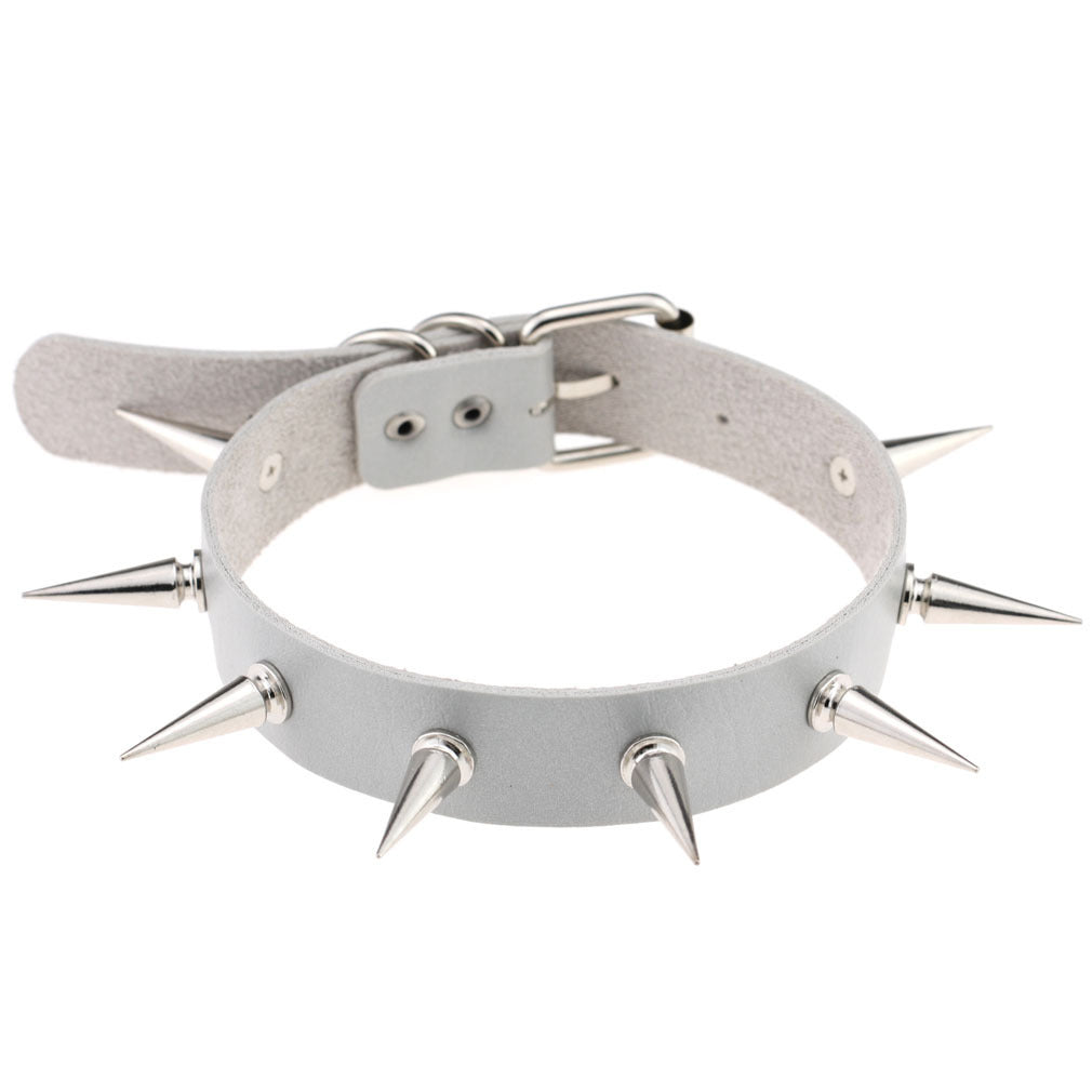 Gothic Style Metal Spiked Choker-Punk-Cosplay-Neck Choker