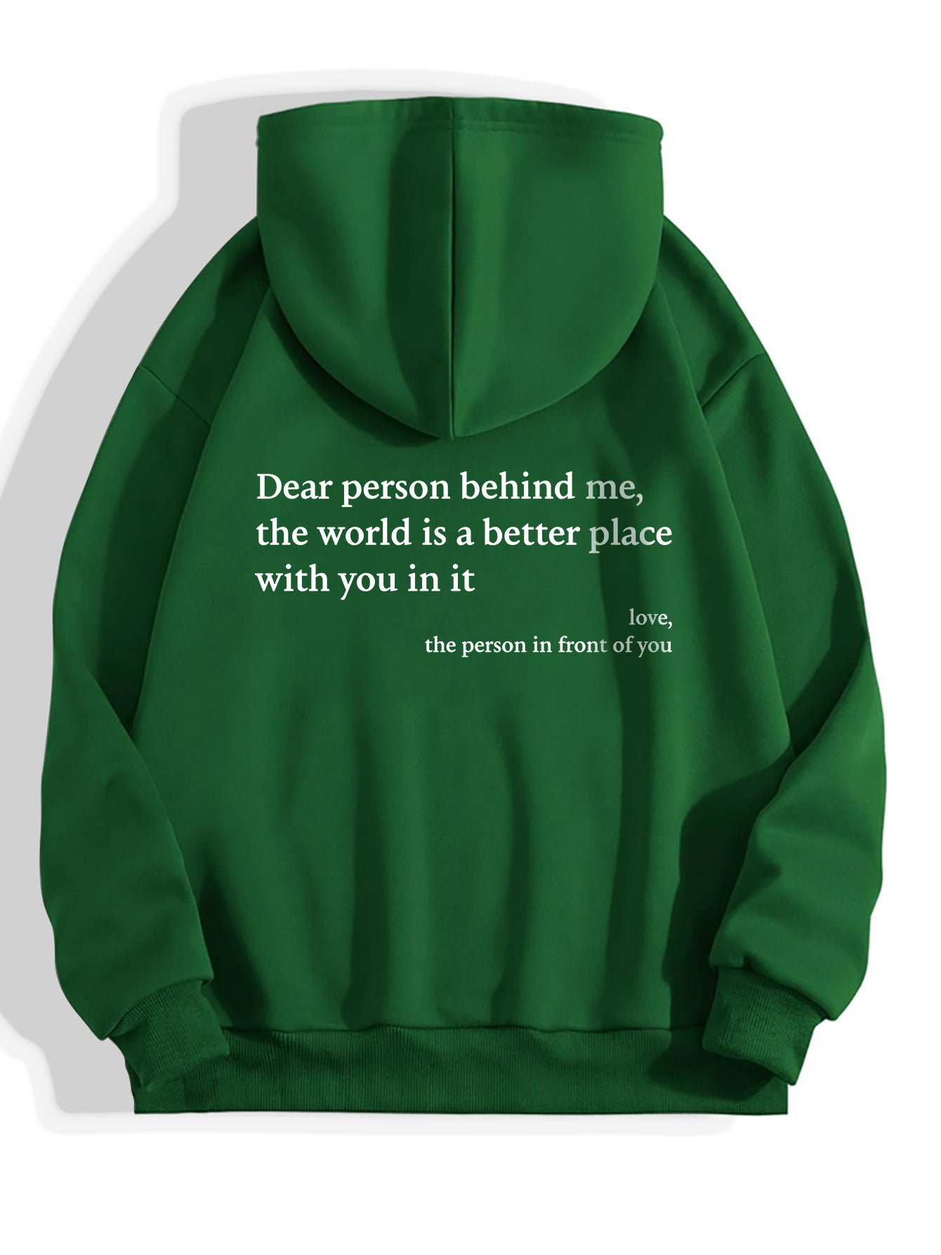 Popular HOODIE Jackets-"Dear Person Behind Me" Saying-Positive Message