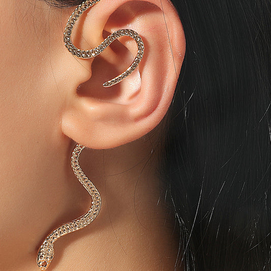 Serpent Ear Ornament-Snake Charm-Left Ear Serpent-Accessories