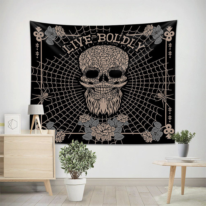 Skull Tapestry-Wall Hanging-Live Boldly Wall Art