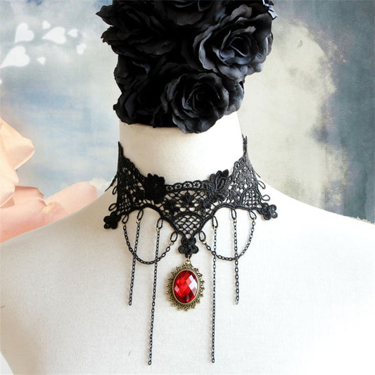 Goth Punk Fashion Clavicle Ancient Wedding - Shop Eclectic Ear