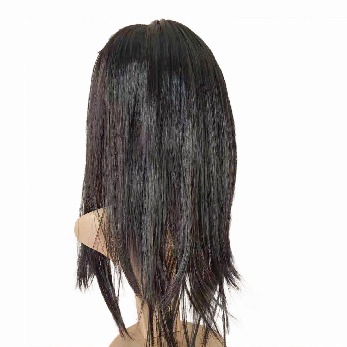 Long Hair Spooky Ghoul Mask-Halloween Creepy MoMo Face