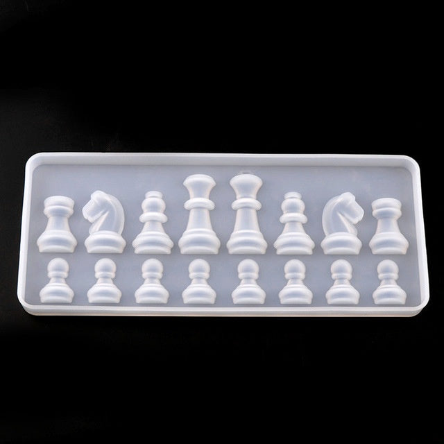 DIY Chess Pieces-Silicone Mold-Project-Full Chess Piece Mold Set