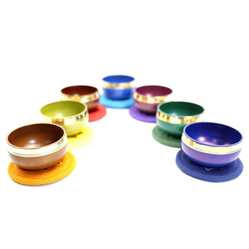 Seven Colorful Meditation Chakra Bowls-Chakra Alignment Bowls