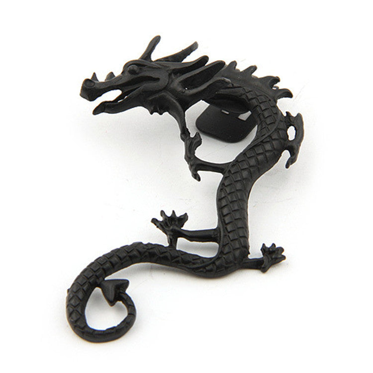 Left Ear Dragon Wrap-Around Clip-Dragon Design Ear Jewelry