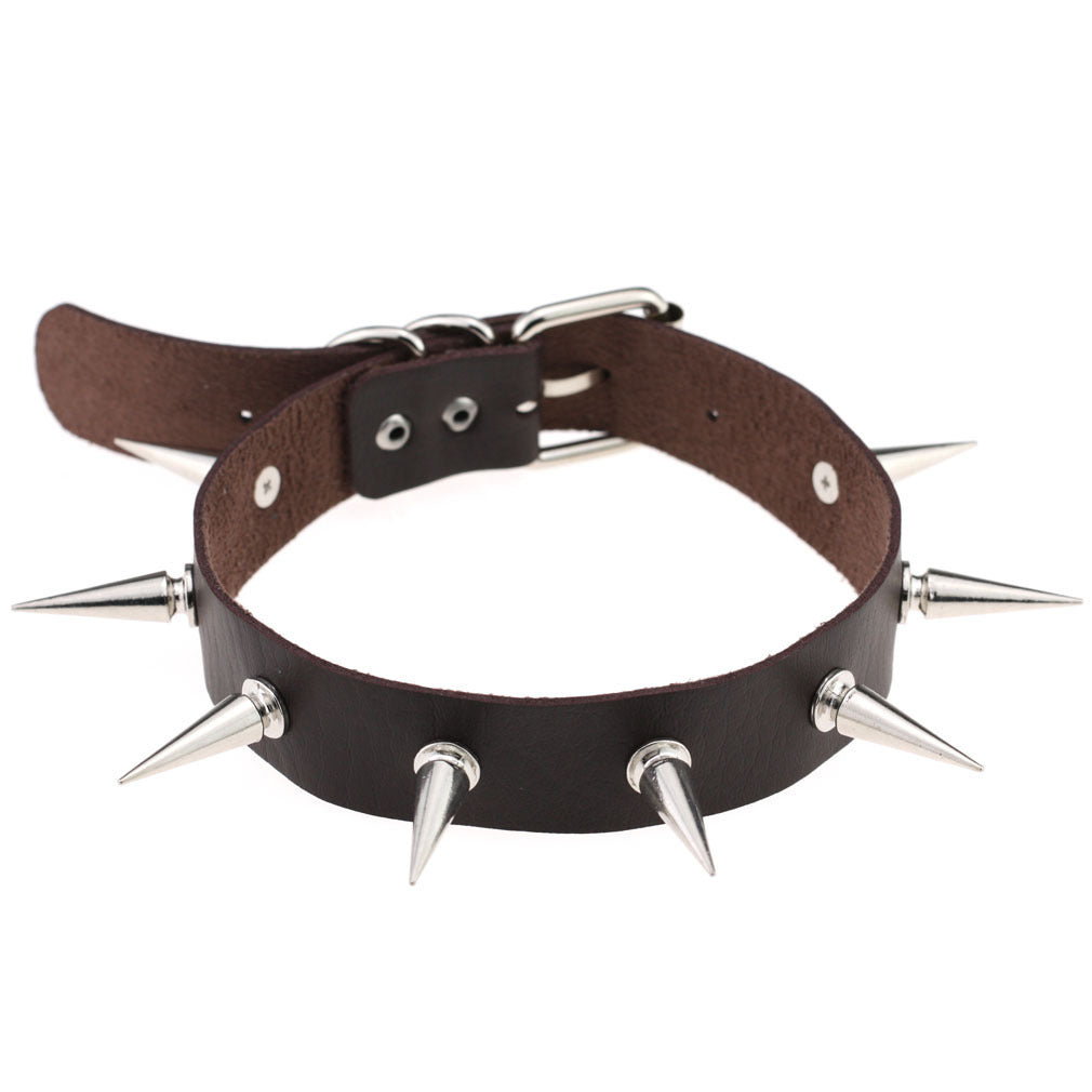 Gothic Style Metal Spiked Choker-Punk-Cosplay-Neck Choker