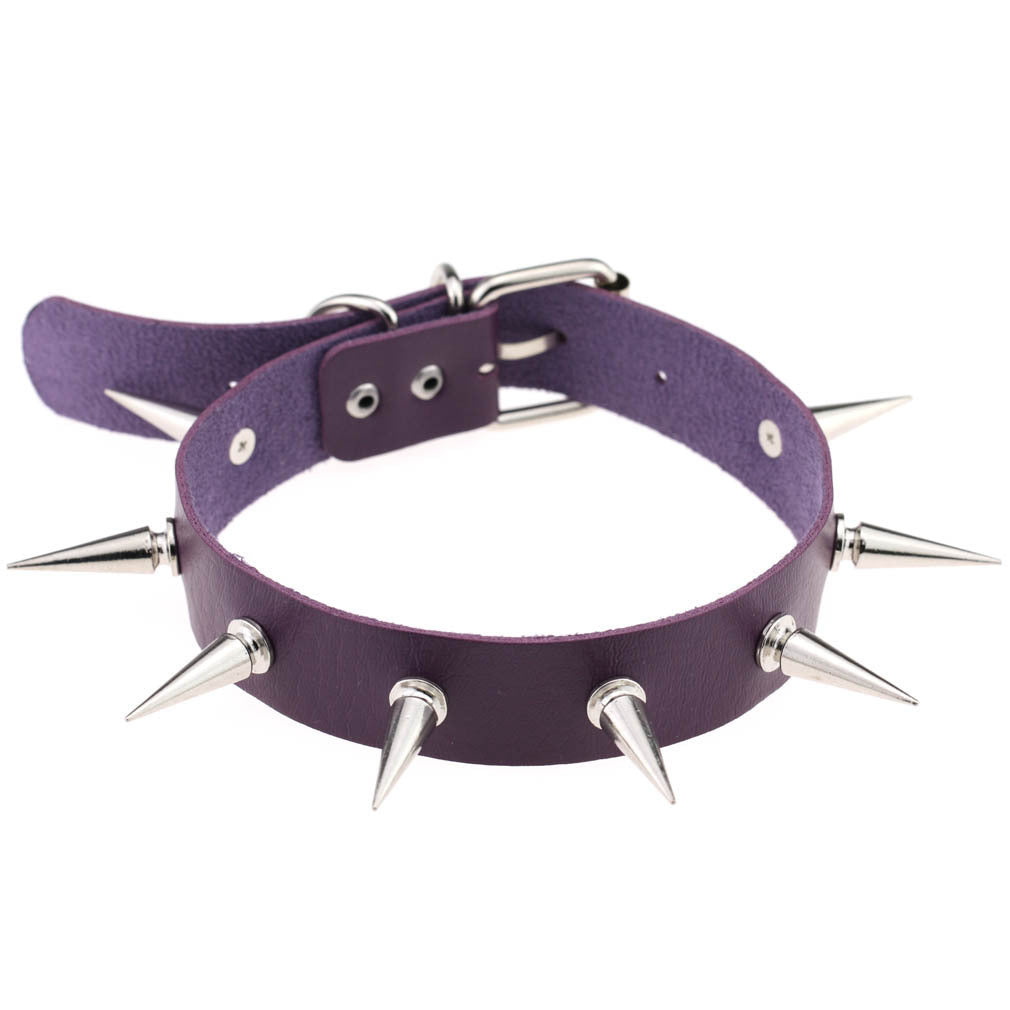 Gothic Style Metal Spiked Choker-Punk-Cosplay-Neck Choker