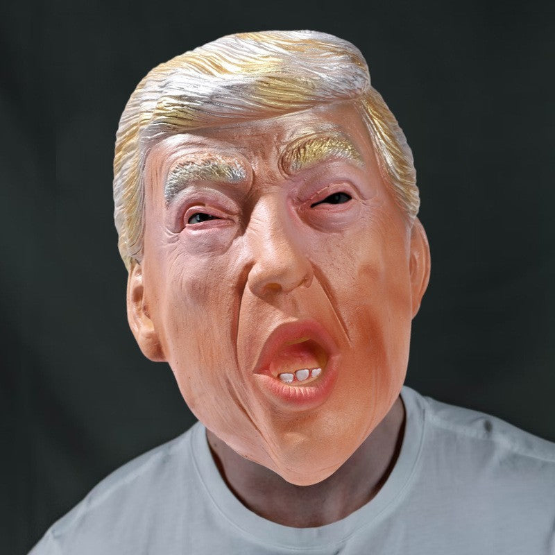 Donald Trump Image-Full Size Trump Head Mask-Event Headgear