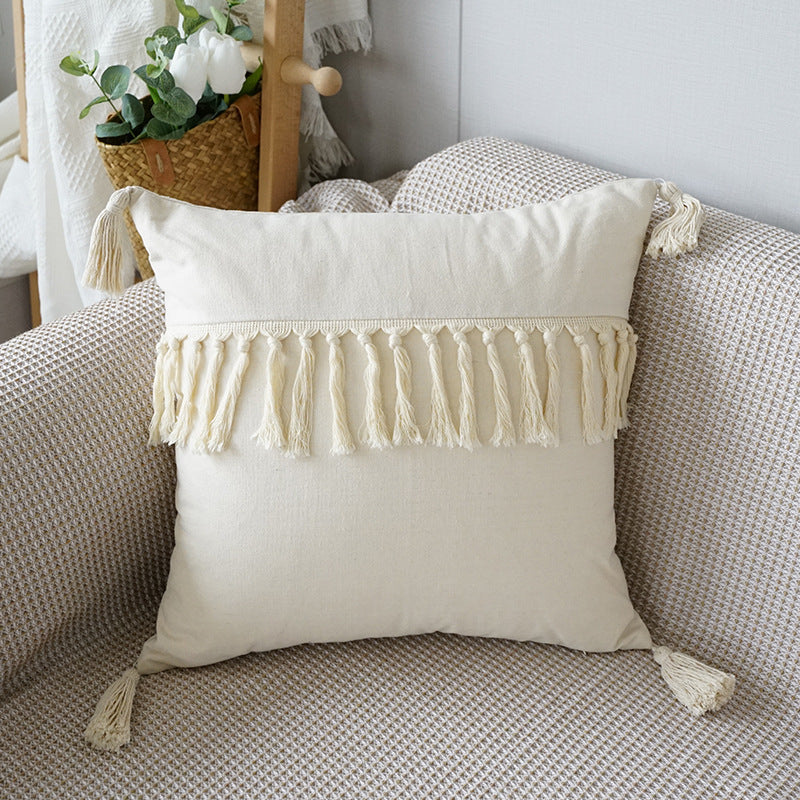 Home Fashion Boho Ethnic Tufted Pillowcase - Shop Eclectic Ear