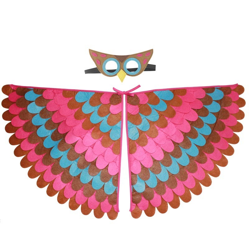 Carnival Costume Wings With Mask-Colorful Party Wings Sets