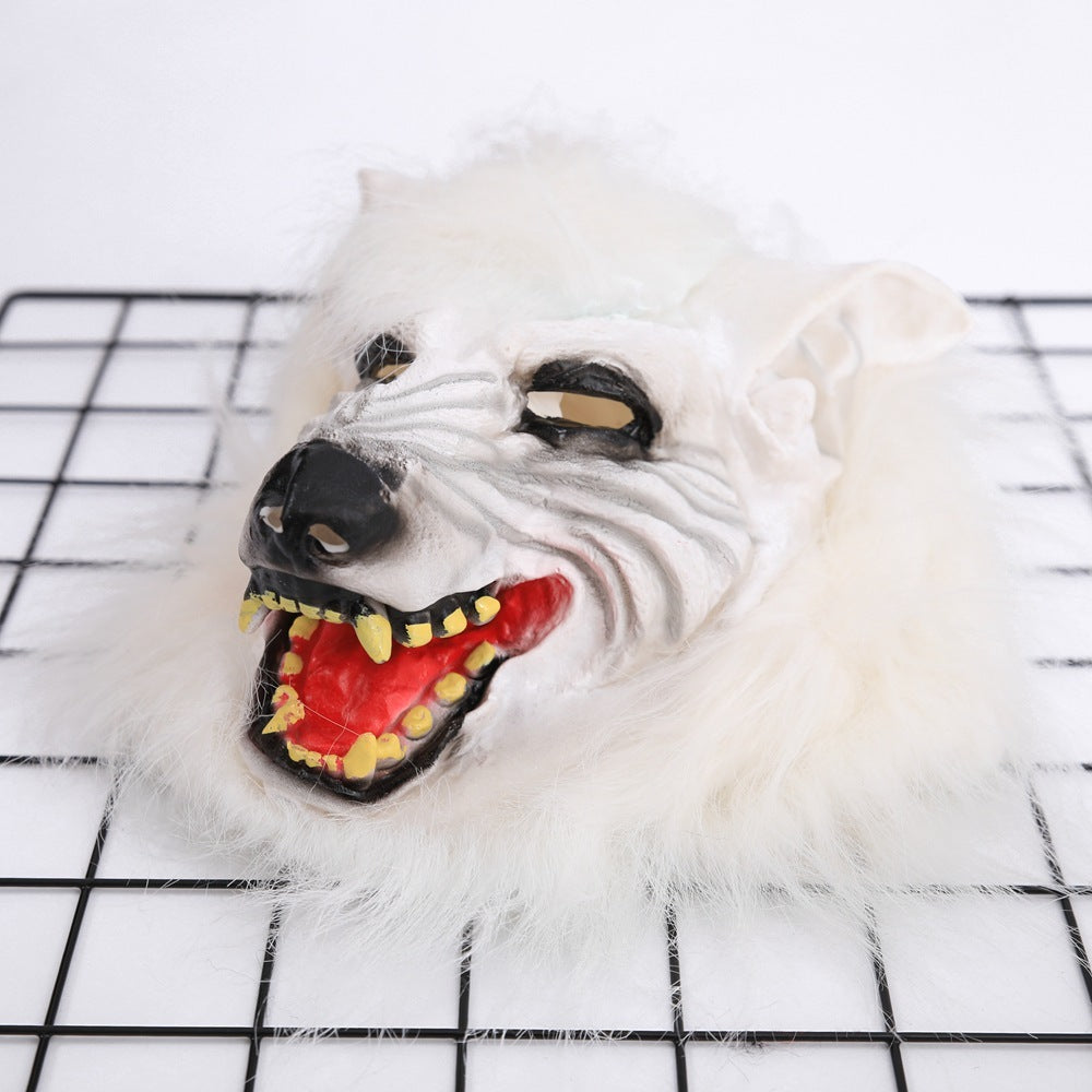 Vicious Canine Adult Size Masks-Full Size Wolf Head Mask-Werewolf