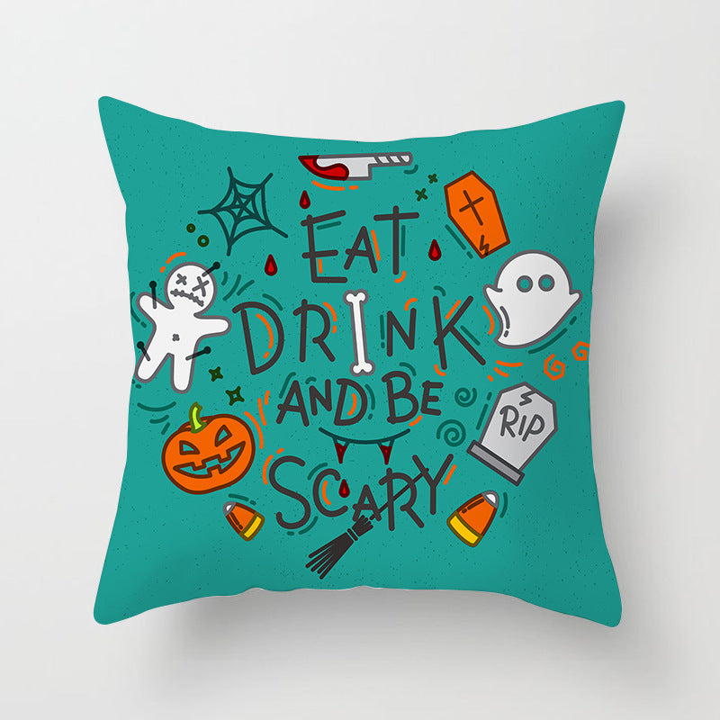 CUTE Halloween Pillowcases-Halloween Theme Decor-Throw Pillow Cases