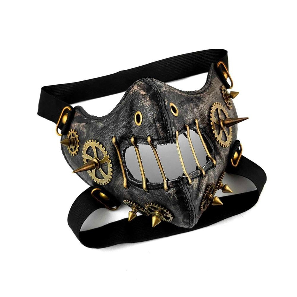 Adult Cosplay Steampunk Face Mask-Event-Prop-Adult Retro Bondage