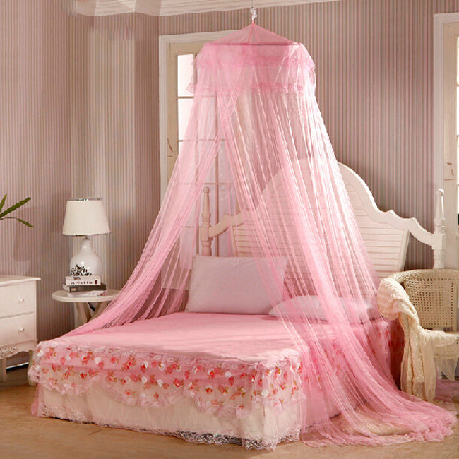 Vintage Style Hanging Bed Curtain-Mosquito Nets-Sheer Fabric