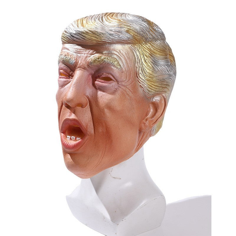 Donald Trump Image-Full Size Trump Head Mask-Event Headgear