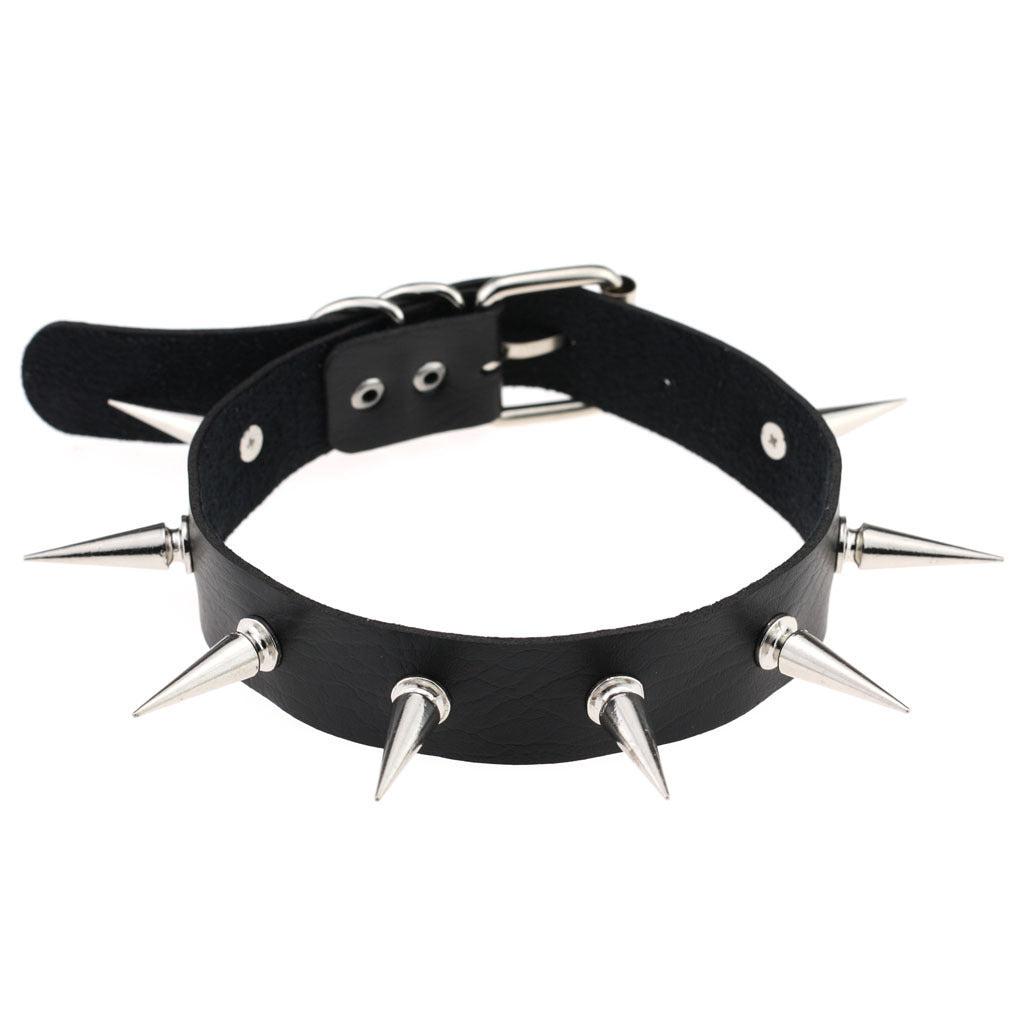 Gothic Style Metal Spiked Choker-Punk-Cosplay-Neck Choker