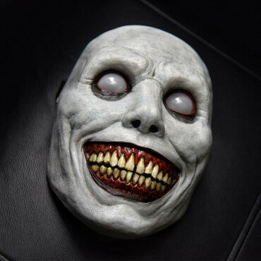 Smiling Ghoul Halloween Scary Mask-Face Mask Smiling-Creepy Horror