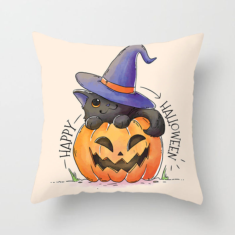 CUTE Halloween Pillowcases-Halloween Theme Decor-Throw Pillow Cases