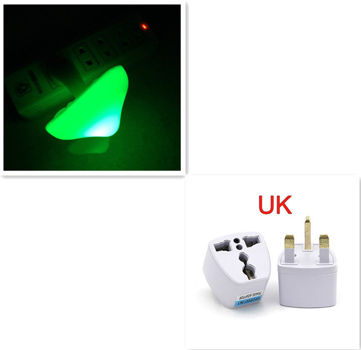 LED Mushroom Night Light-Single Wall Socket Lamp With Sensor