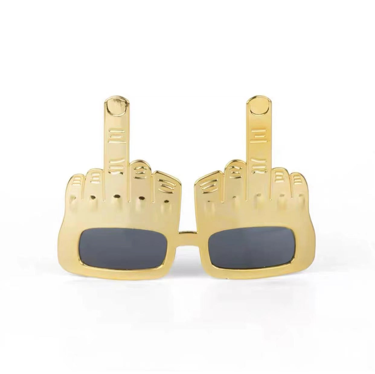 Sunglasses Say A Message-Middle Finger Novelty Glasses-Props