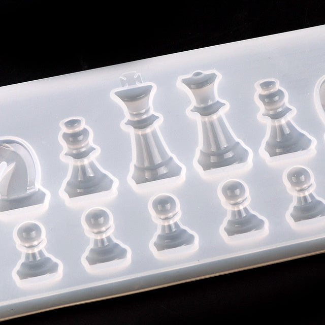 DIY Chess Pieces-Silicone Mold-Project-Full Chess Piece Mold Set