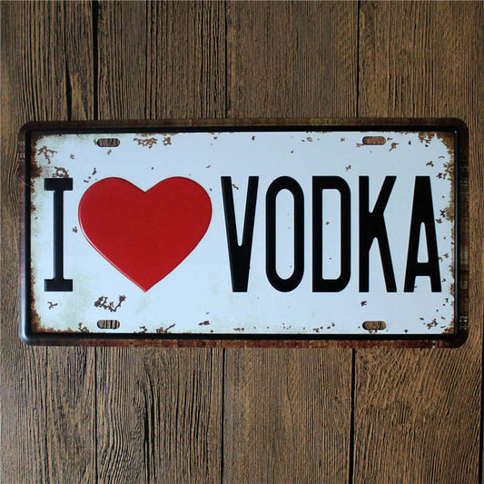 Pub Signs-Wall Decorative Plaques-Vintage Style Booze Sign