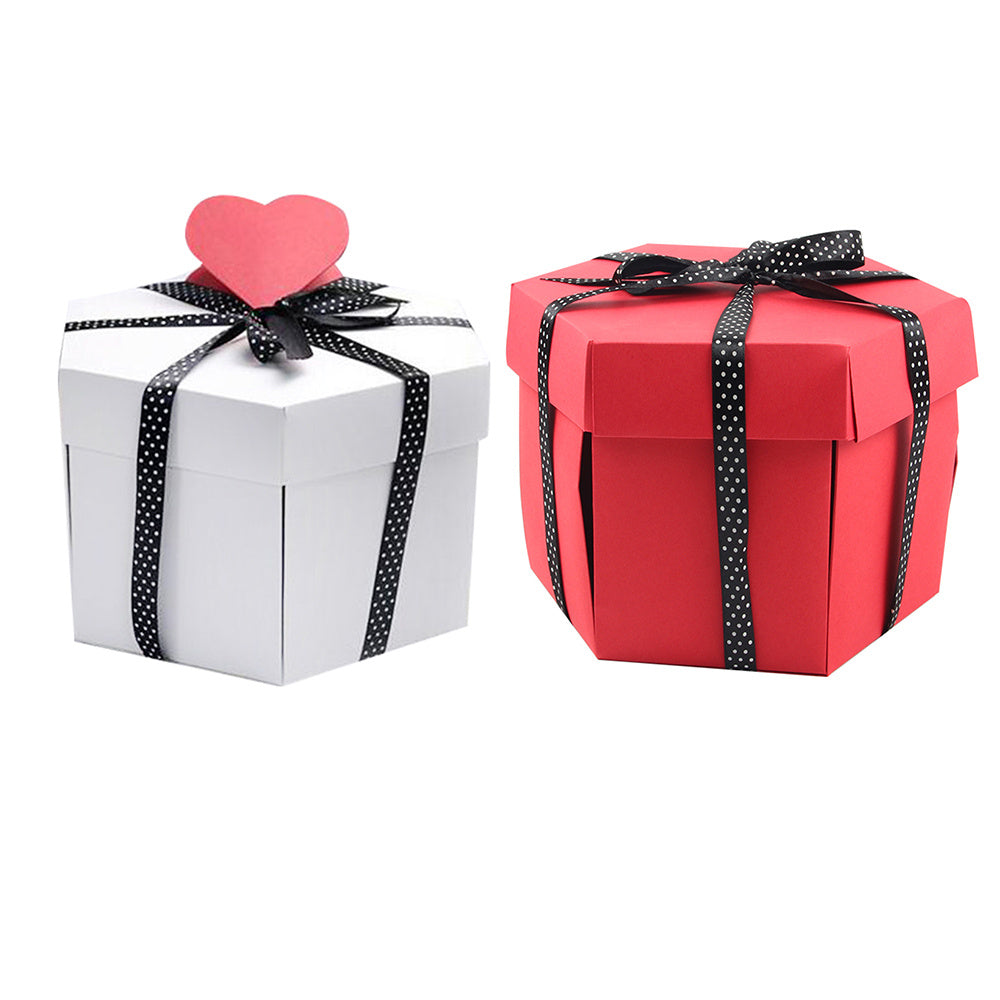 New Hexagon Shaped Surprise Explosion Box-Very Unique Gift Giving Box