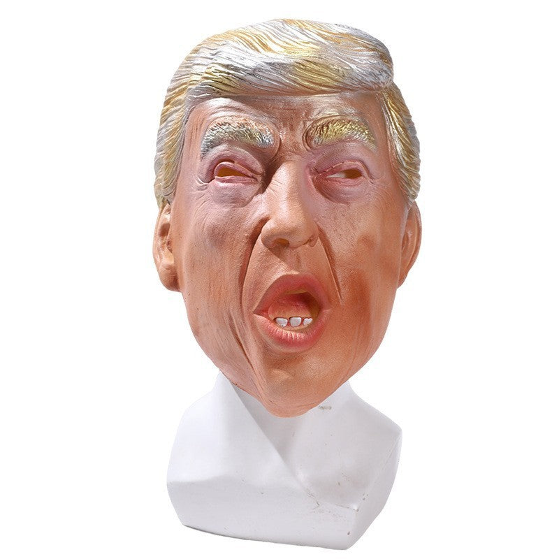 Donald Trump Image-Full Size Trump Head Mask-Event Headgear