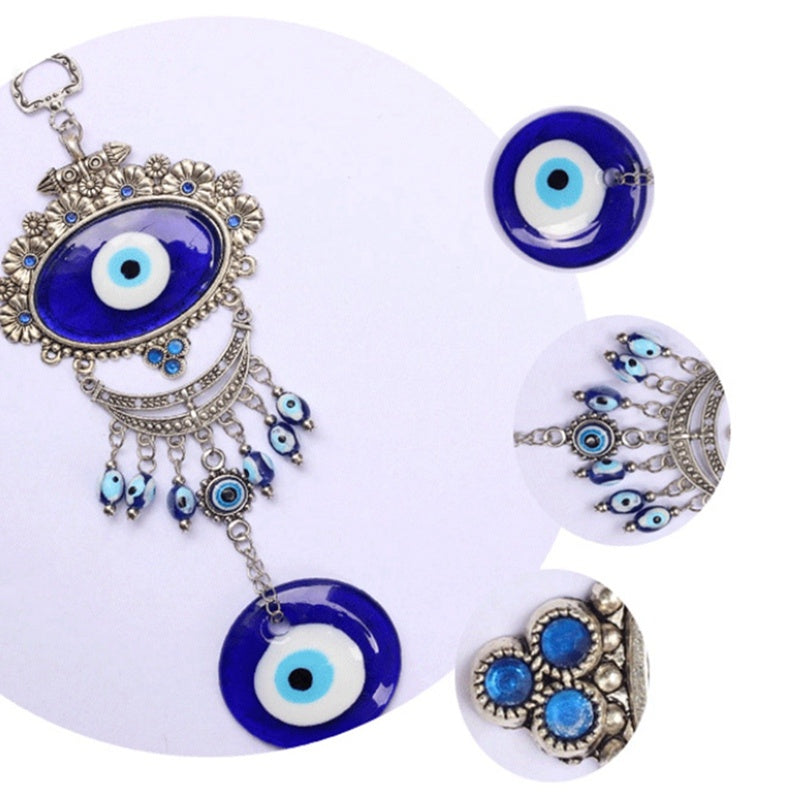 Evil Eye Protection-Hanging Ornament-Blue Evil Eye-Amulet-Talisman