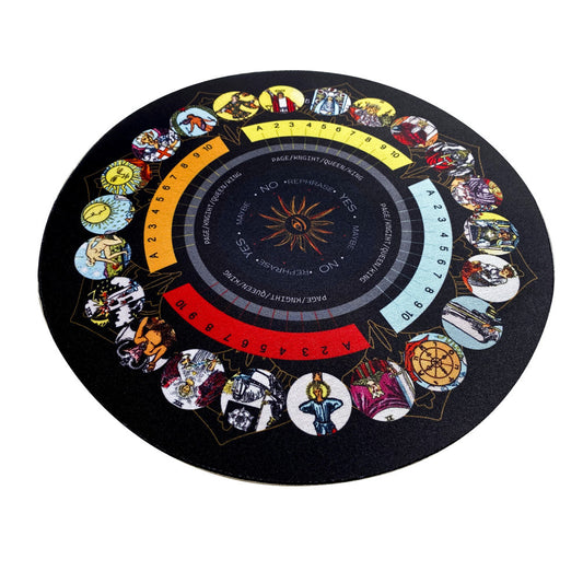 Divination Tabletop Mat-Tarot-Oracle-Pendulum-Padded Mat