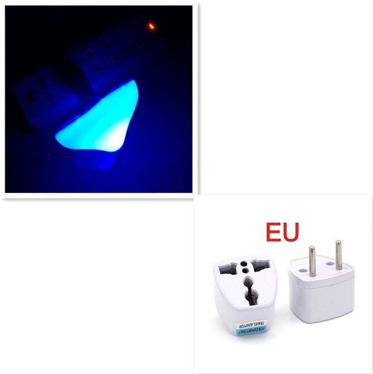 LED Mushroom Night Light-Single Wall Socket Lamp With Sensor