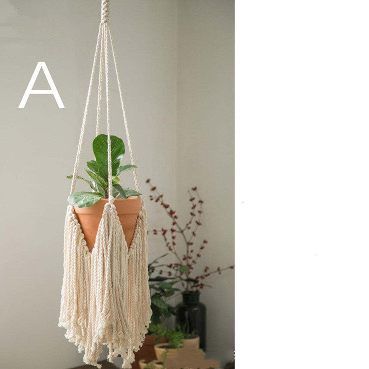 Plant Hangers-Hand Woven BOHO Style Hanging Decor- 3 Styles! - Shop Eclectic Ear