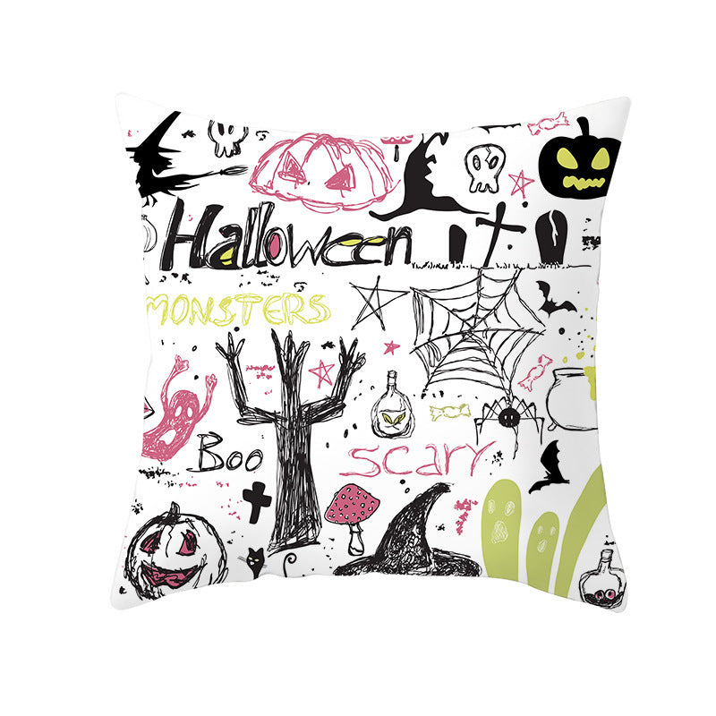 CUTE Halloween Pillowcases-Halloween Theme Decor-Throw Pillow Cases