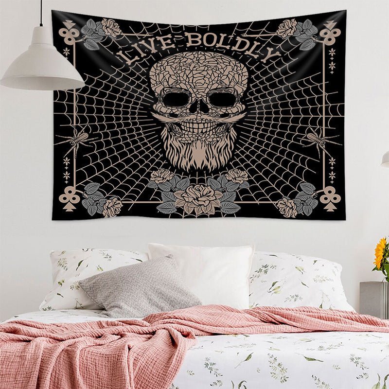 Skull Tapestry-Wall Hanging-Live Boldly Wall Art