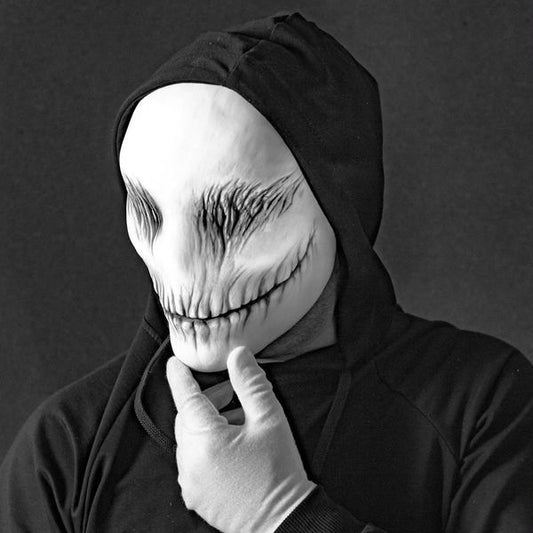 Lost Soul Ghostly Mask-Creepy Reptilian Halloween Cosplay Face Mask