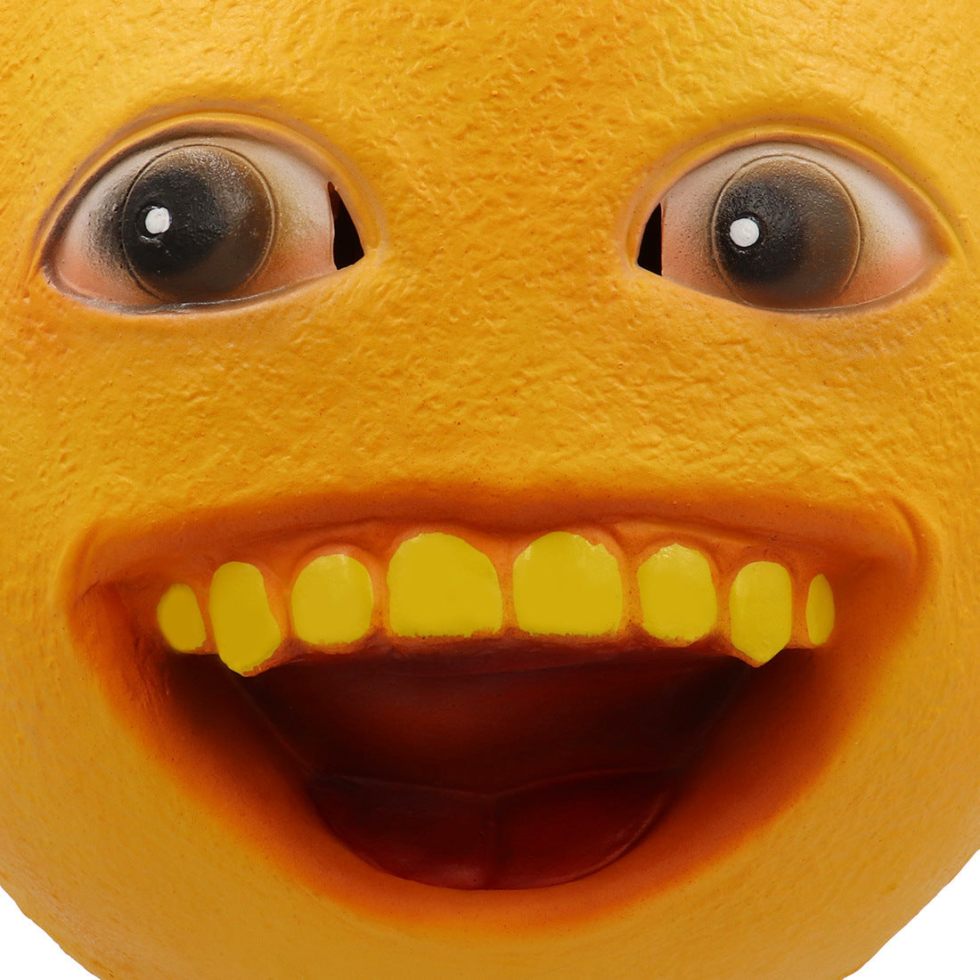 Orange Head Mask-Cosplay Headgear-Large Smiling Face Orange