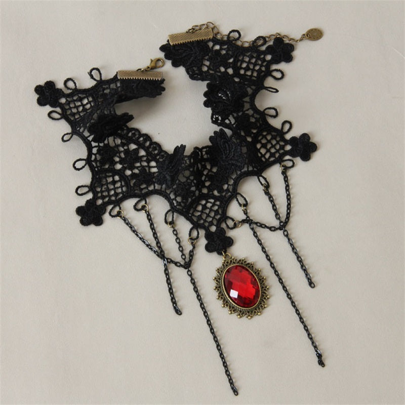 Goth Punk Fashion Clavicle Ancient Wedding - Shop Eclectic Ear