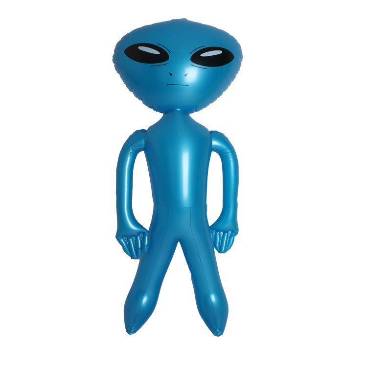 Inflatable Alien Doll-Party Decorations-Alien Being Decor-Air Fillable